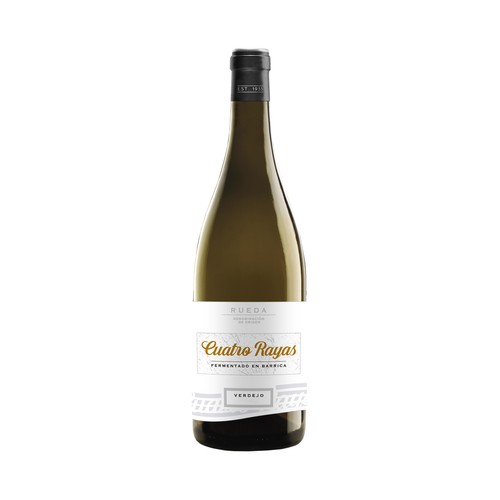 CUATRO RAYAS  Vino blanco verdejo con D.O. Rueda botella de 75 cl.