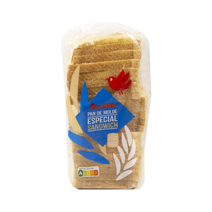Imagen de PRODUCTO ALCAMPO Pan de molde con corteza especial sándwich 800 g.