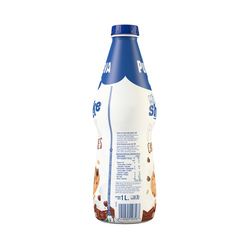 PULEVA Milk shake Batido de chocolate con sabor cookie 1 l.