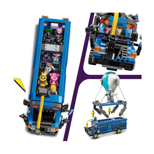 LEGO Fortnite autobús de batalla, 954 piezas, +10 años.