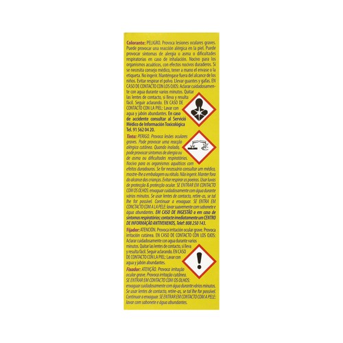 IBERIA Tinte para ropa de color azul celeste (permite teñir a baja temperatura 40ª) IBERIA 1 ud.