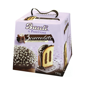 Imagen de BAULI Panettone con 3 chocolates 750 g.