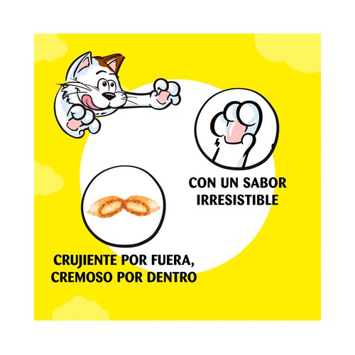 CATISFACTIONS Snaks para gato con sabor a fiesta del mar 55 g