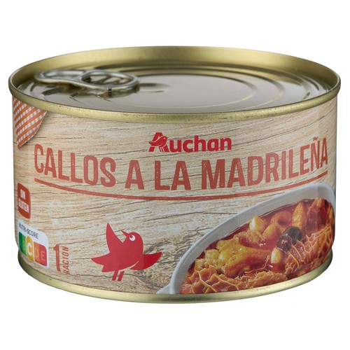 PRODUCTO ALCAMPO Callos a la Madrileña lata de 380 g.