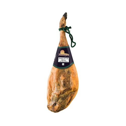 Jamón de cebo ibérico (50% raza ibérica) MONTEJARA pieza de 8 a 8.5 kilos (peso aproximado).