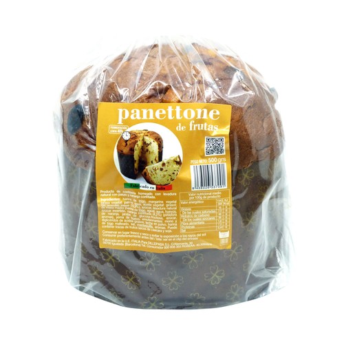 DILLEPASA Panettone de frutas 500 g.