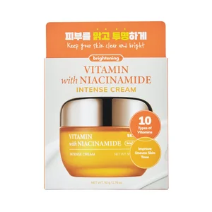 NAEXY Crema facial iluminadora intensiva con 10 tipos de vitaminas y Niacinamida 50 g.