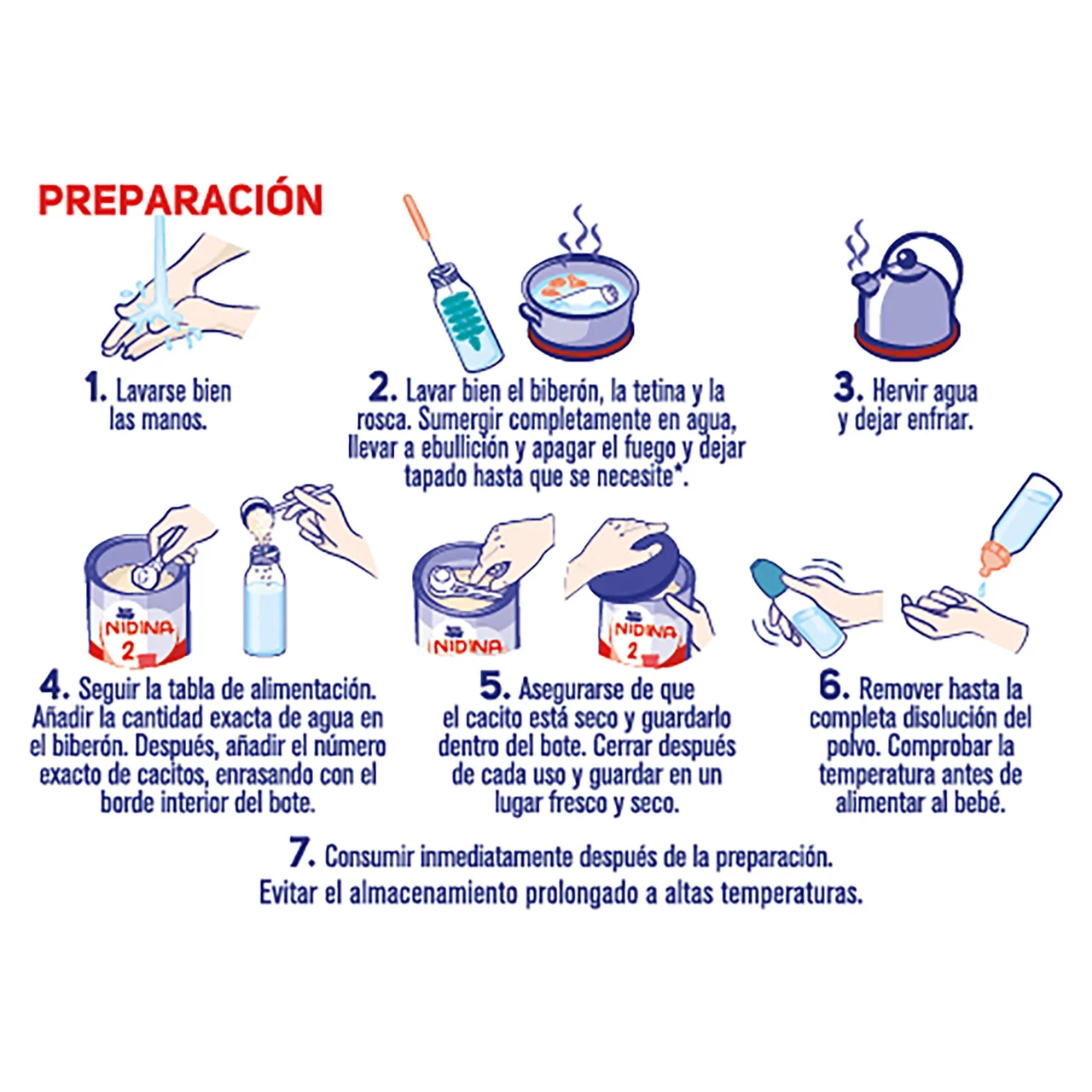 4 Leche (4) de crecimiento a partir de 24 meses 800 g.