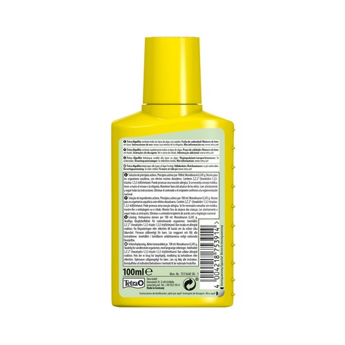 ALGUMIN Antialgas para acuarios de agua dulce ALGUMIN 100 ml.