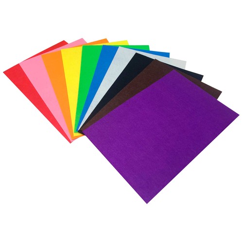 10 Laminas A4 Fieltro Colores Surtidos Hk ALCAMPO