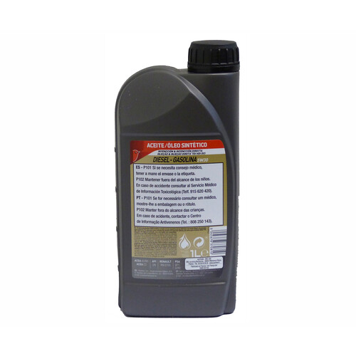 Aceite sintético para motores de gasolina y diésel PRODUCTO ALCAMPO 1 litro.