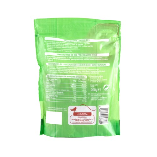 PRODUCTO ALCAMPO Pasas rubias 200 g.