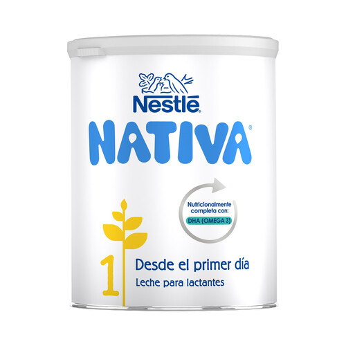 NATIVA 1 de Nestlé Leche (1) de inicio para recién nacido desde el primer día 800 g.