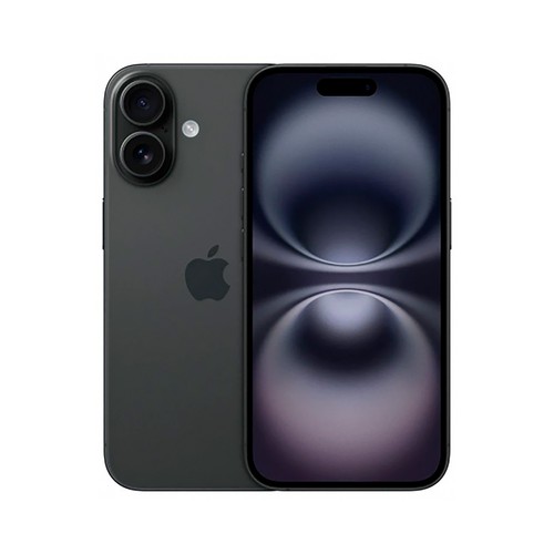 IPHONE 16 128GB BLACK, pantalla OLED 6,1", A18, cámara dual 48MP + 12MP, iOS 18, APPLE.