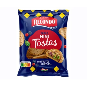 RECONDO Mini tostas  frutos rojos 100 g.
