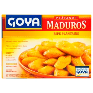 GOYA Plátano maduro cortado en rebanadas y frito 311 g.