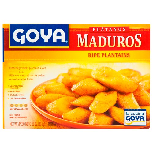 GOYA Plátano maduro cortado en rebanadas y frito 311 g.