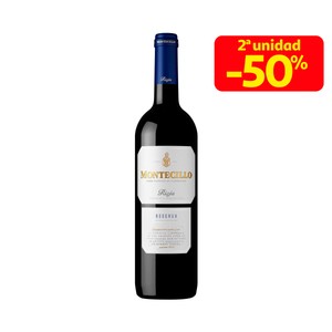 Imagen de MONTECILLO Vino tinto reserva con D.O. Ca. Rioja botella 75 cl.