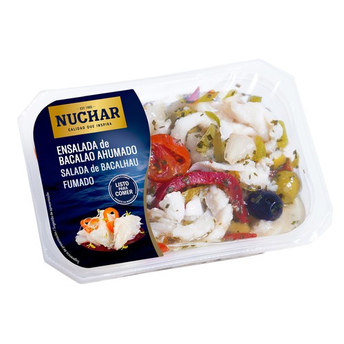 NUCHAR Ensalada de bacalao ahumado 250 g. 