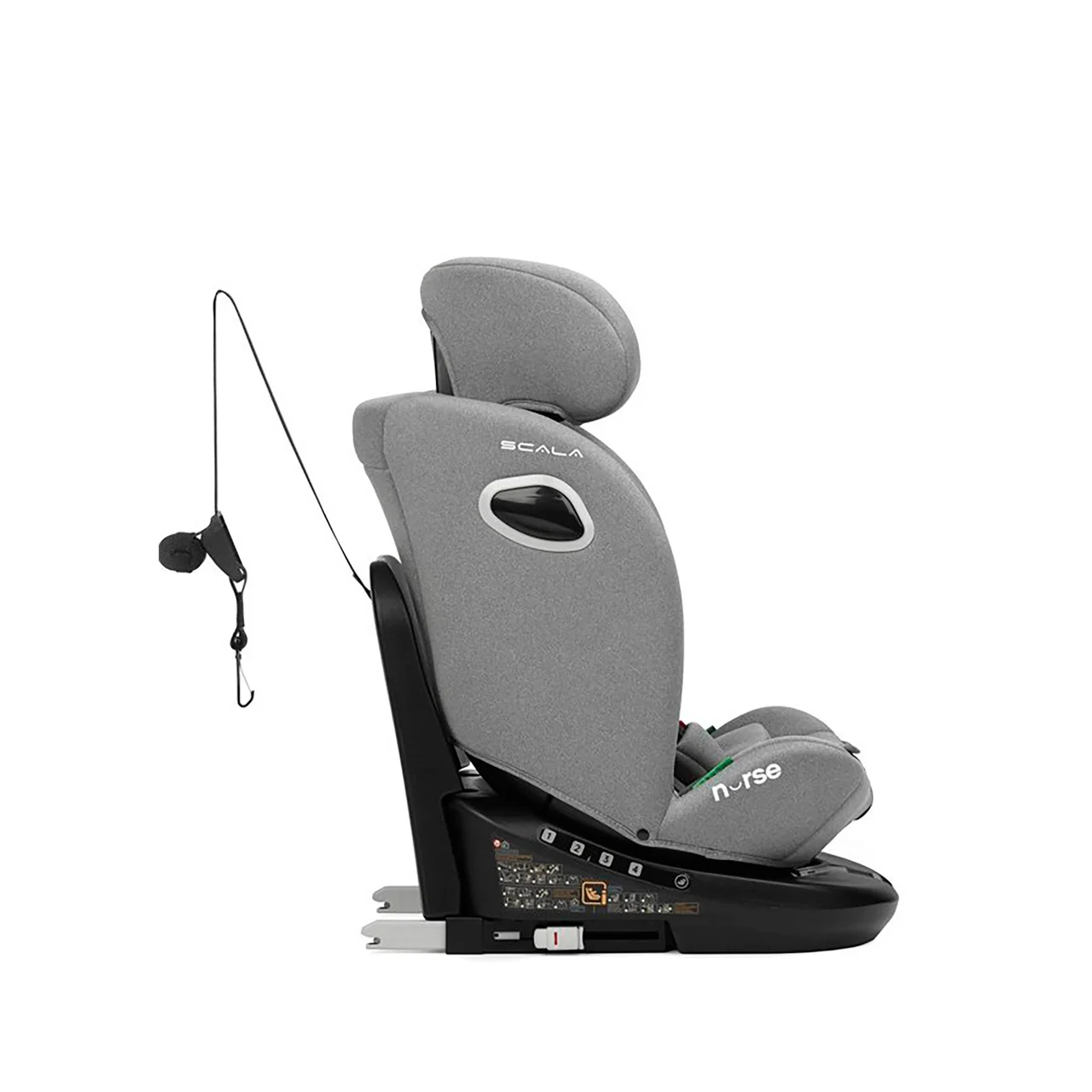 Silla de auto Scala color tormenta, i-Size (40-150cm)