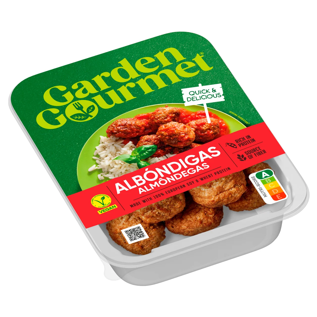 Albóndigas veganas a base de soja y proteina de trigo 200 g.