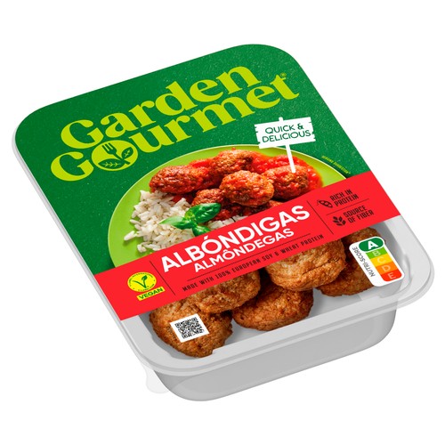 GARDEN GOURMET Albóndigas veganas a base de soja y proteina de trigo 200 g.