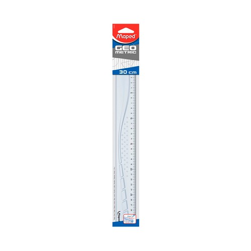 Regla plana de 30 cm, MAPED.