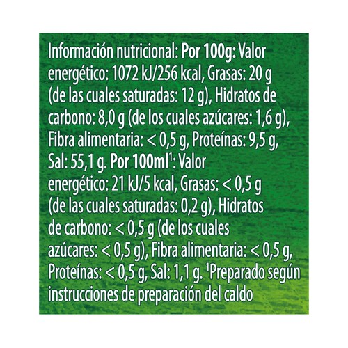 KNORR Caldo de carne doble caja de 16 uds.  160 g.