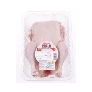 AUCHAN Pollo limpio para asar. Producto Alcampo