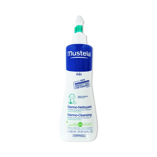 MUSTELA Gel dermo-limpiador, especial para bebés MUSTELA 750 ml.