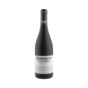MONASTERIO DE LAS VIÑAS Vino tinto reserva con D.O.P Cariñena botella de 75 cl.