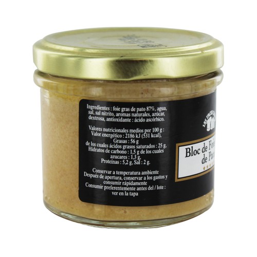 LES TROIS CHEFS Foie Gras de pato 90 g.