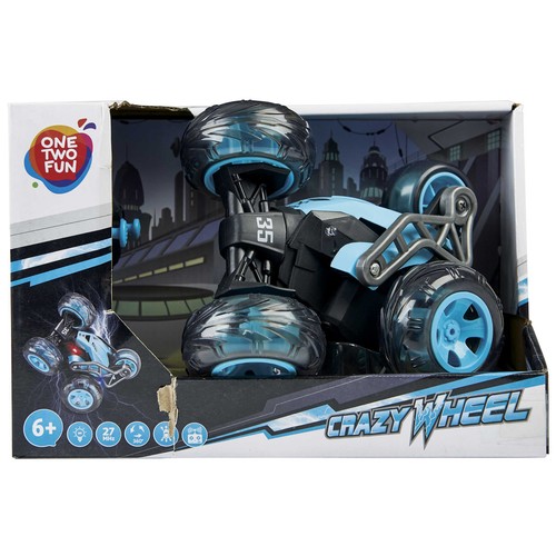Coche radiocontrol Phantom para hacer acrobacias, 27Mhz, Crazy