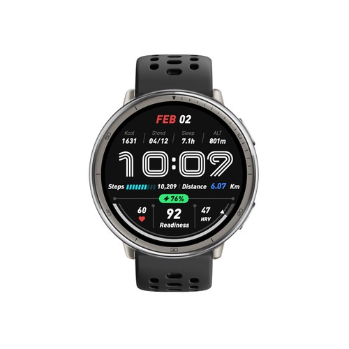 Smartwatch Amazfit Active 2 round NFC, color negro, 3,35 cm (1.32")