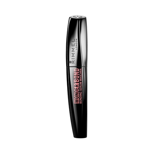 RIMMEL Wonder bond tono 001 Black Máscara de pestañas sérum efecto longitud y fuerza.