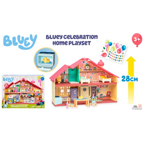 BLUEY Celebration Home Playset +3 Años