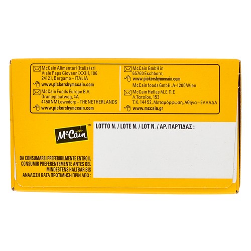 McCAIN Pickers Mini palitos rellenos de queso mozzarella 230 g.