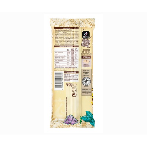 JUNGLY Chocolate blanco 90 gr.