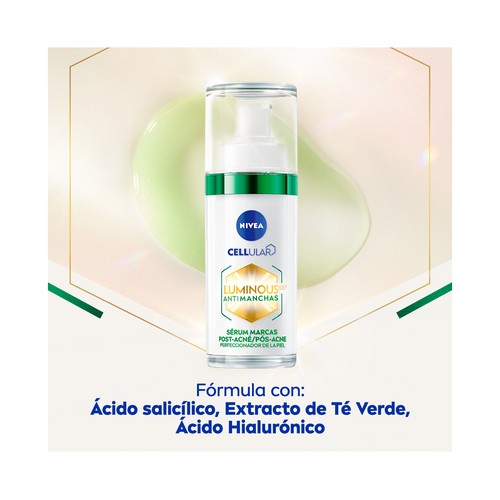 NIVEA Cellular luminous 630º Sérum facial antimanchas, post acné 30 ml.