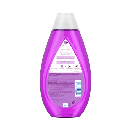 JOHNSON´S Gotas de fuerza Champú para niños, que ayuda a fortalecer su cabello 500 ml.