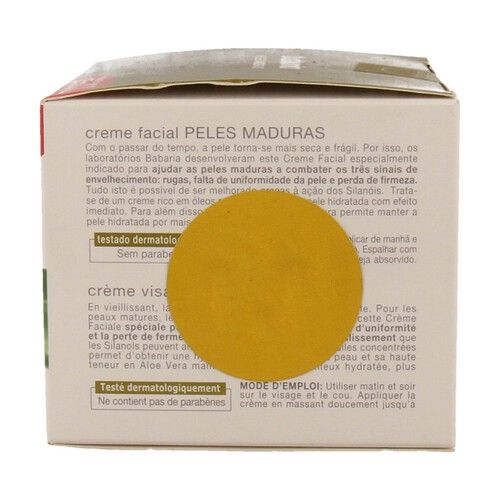 BABARIA Crema facial con aloe vera para pieles maduras BABARIA 125 ml.