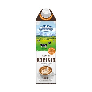Imagen de CENTRAL LECHERA ASTURIANA Leche de vaca barista con 3,4% de proteína y sólo un 3% materia grasa 1 l.