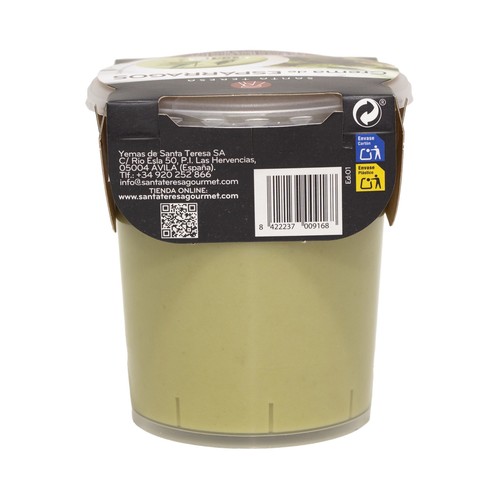 SANTA TERESA Crema de espárragos, lista para calentar y comer 400 g.