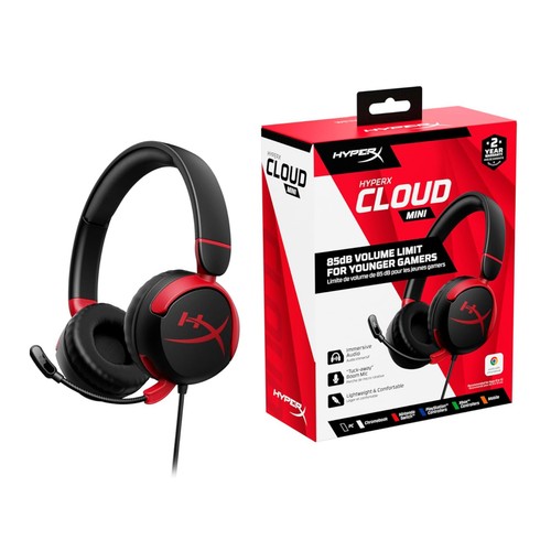 Auriculares Gaming HP HYPERX Cloud mini color negro.