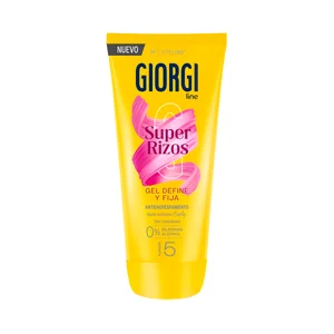 GIORGI Super rizos Gel fijador (gomina) para rizos super definidos, fijación 5 170 ml.