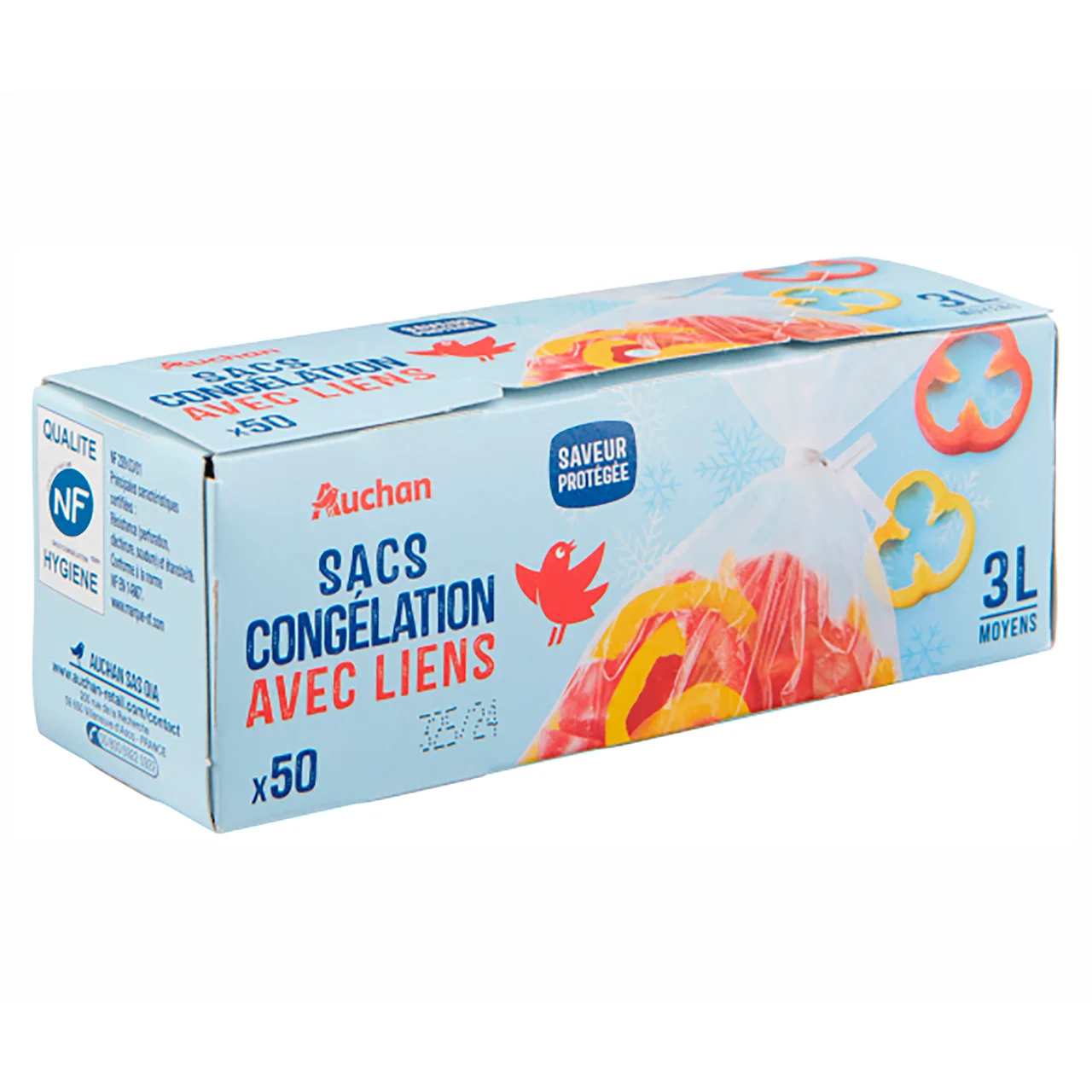 PRODUCTO ALCAMPO Bolas de congelación con cordones mediana 50 uds.