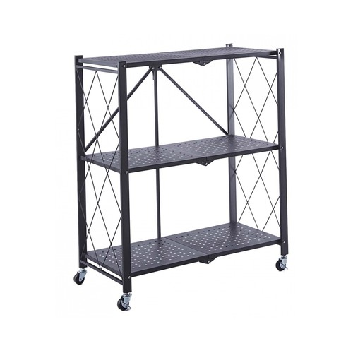 Estantería metálica plegable con ruedas, 71,5x36x84cm, CATTER HOUSE Kim 84.