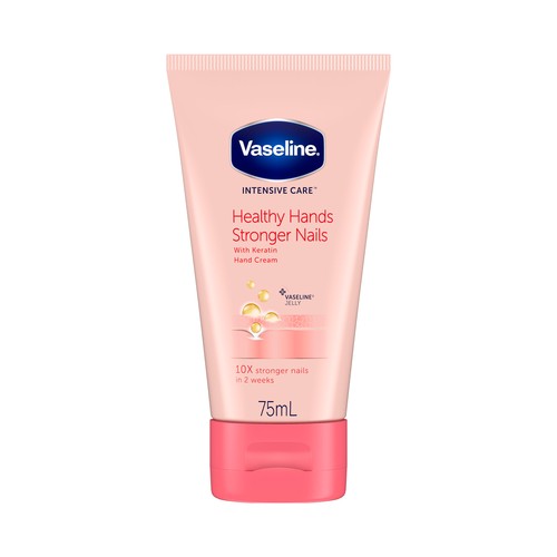 VASELINE Crema hidratante y fortificante con keratina, para manos y uñas VASELINE 75 ml.