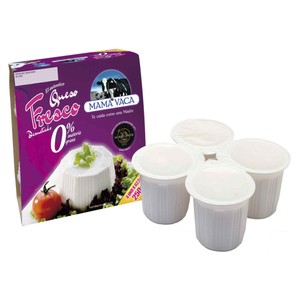 Queso fresco 0% materia grasa 4 uds. x 62,5 g.