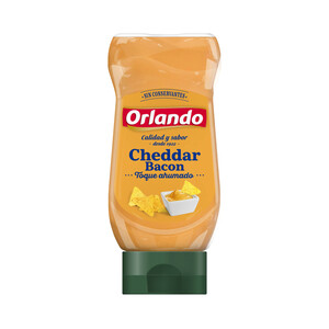 Imagen de ORLANDO Salsa Cheddar bacon con un toque ahumado 245 g.